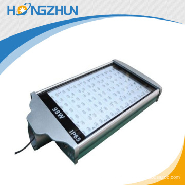 High lumen 98w meanwell led street light housing aluminum body